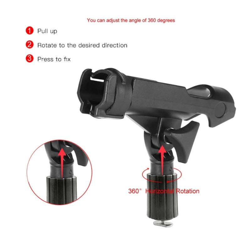 360 Degree Rotation Yacht Fishing Rod Holder Stand Boats Fishing Rod Holder Kayak Fishing Rod Stand for Sea Fishing Rod