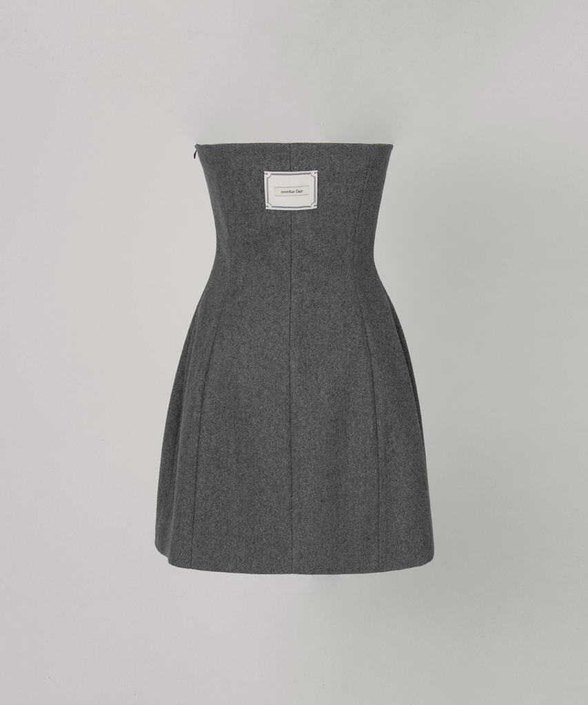Obeodyupeulleeo Volume Tube Dress_Gray