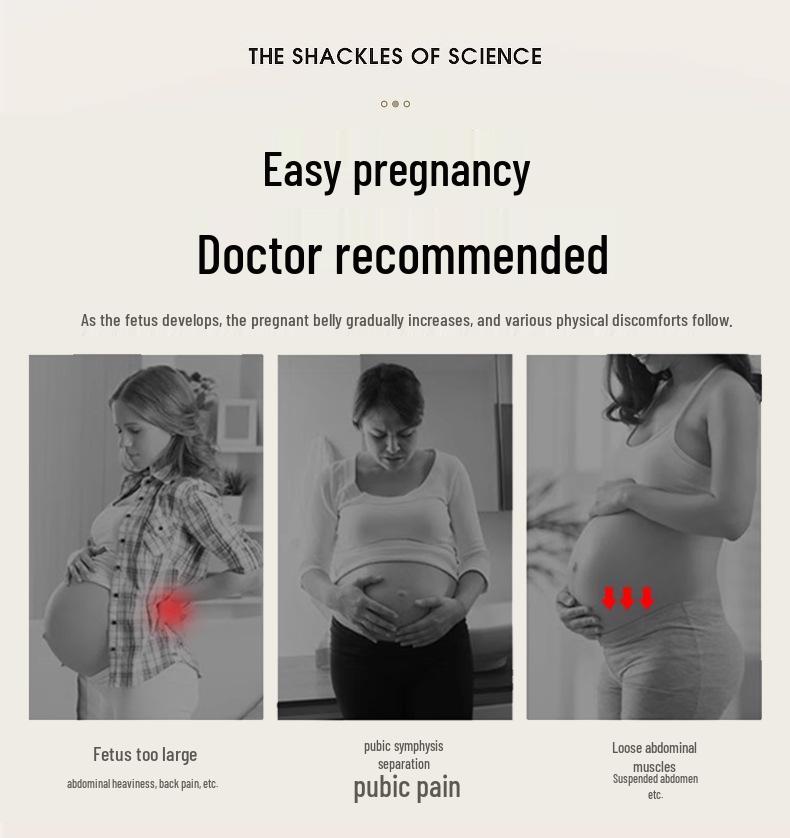 Breathable Summer Belly and Back Support Belt for Pregnant Women