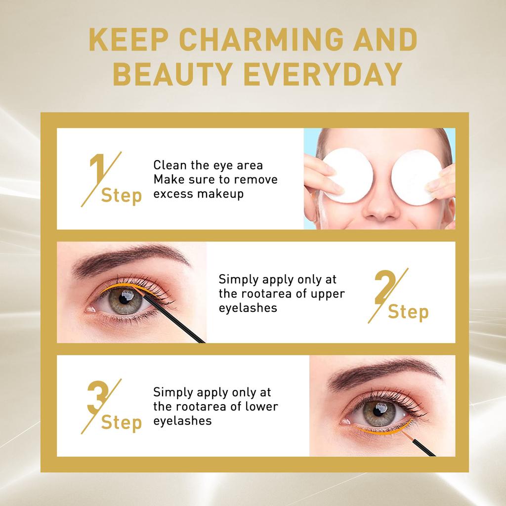 Mascara Is Gentle, Naturally Moisturizing, Beautiful, Thick, Slender, Black, Curly, And 5ml