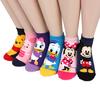 (6 Pairs) Disney Licensed Socks Women Junior Sock Funny Costume BB16