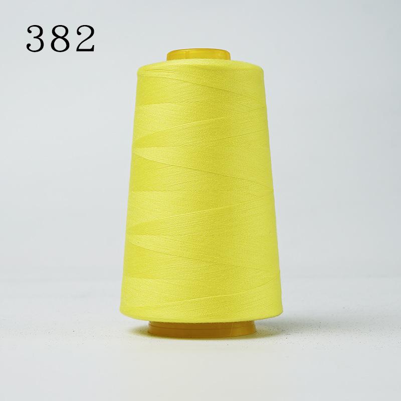 2 STÜCKE 3000 Yards Orange Industrielle Overlock-Nähmaschine Polyesterfaden Nählinie