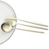Matte Tableware Set Gold Cutlery Set Stainless Steel Dinnerware Set Knife Fork Spoon Flatware Teaspoon Western Kitchen Silverware