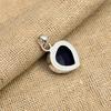 Blauer Saphir Edelstein Schmuck Handgefertigt 925 Sterling Silber Anhänger Für Hochzeitsgeschenk