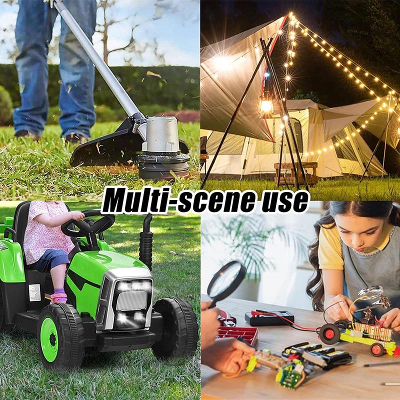 Power Wheels Adapter For Ryobi 18V Battery With Fuse Switch DIY Battery Adapter Connector For Ryobi 18V Nimh/Nicd/Li-ion Battery