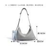 New genuine leather women's bag, fashionable and versatile crossbody bag, stylish casual large-capacity tote bag for women