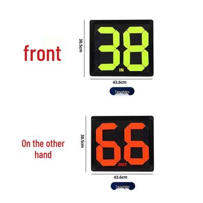 Jun Ding Ying Two-Digit Double-Sided Football Substitution Scoreboard