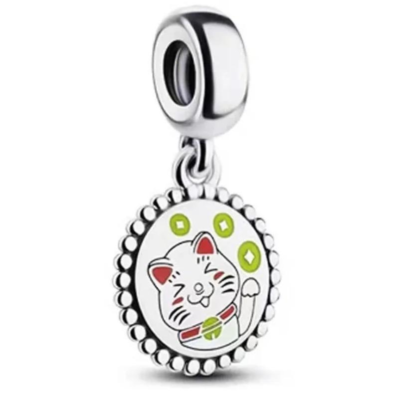 Newest 925 Silver Charm Bracelet Forest Animal Series Jewelry for Women Kangaroo Owl Swan