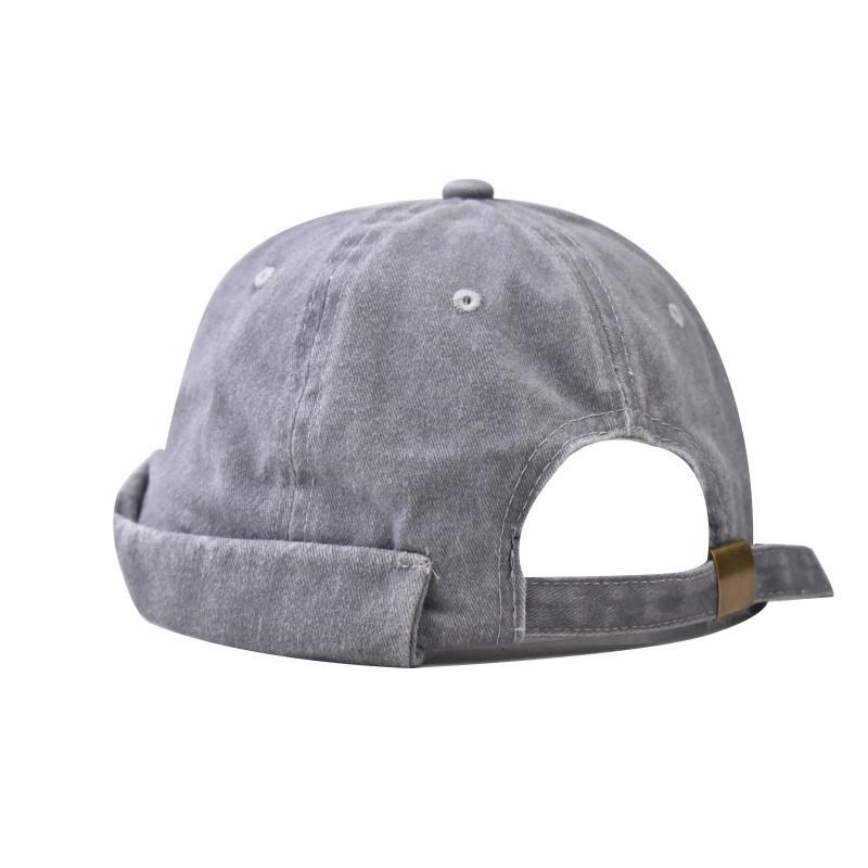 Waterwashed Denim Cap Men Street Style Unstructured Sun Protection Sunshade Summer