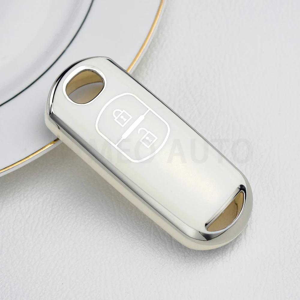 TPU 2 Tasten Auto Fernbedienung Schlüsselhülle Abdeckung für Mazda CX-3 CX3 CX-5 CX5 CX7 CX-9 CX8 2 3 5 6 BL BM GJ Atenza Axela Demio