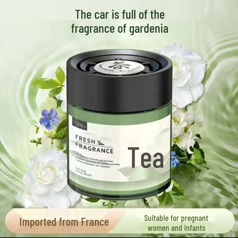 High-End Floral Car Air Freshener: Long-Lasting Solid Perfume for Car Interior