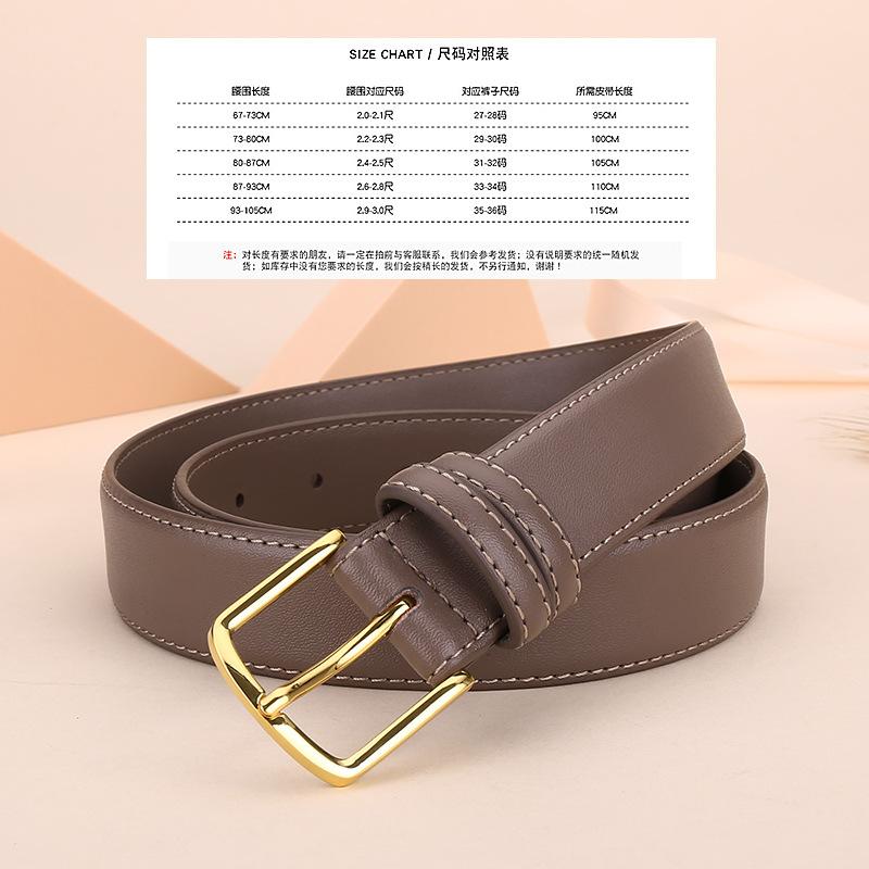 

Ремень из натуральной кожи Arc De Triomphe Premium с декоративной пряжкой из коровьей кожи, женский ремень 110cm хаки