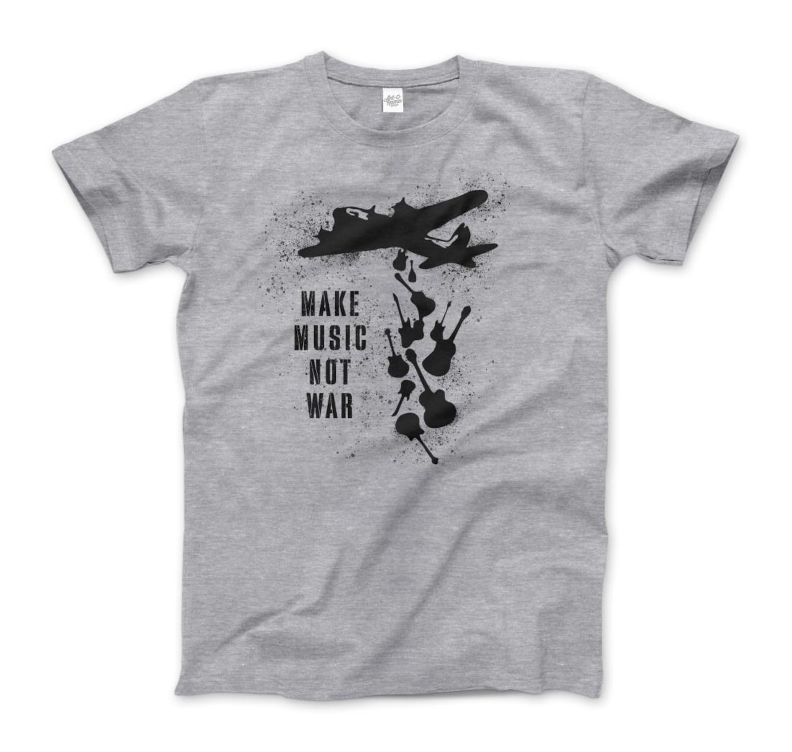 Banksy Make Music Not War Street Art T-Shirt L