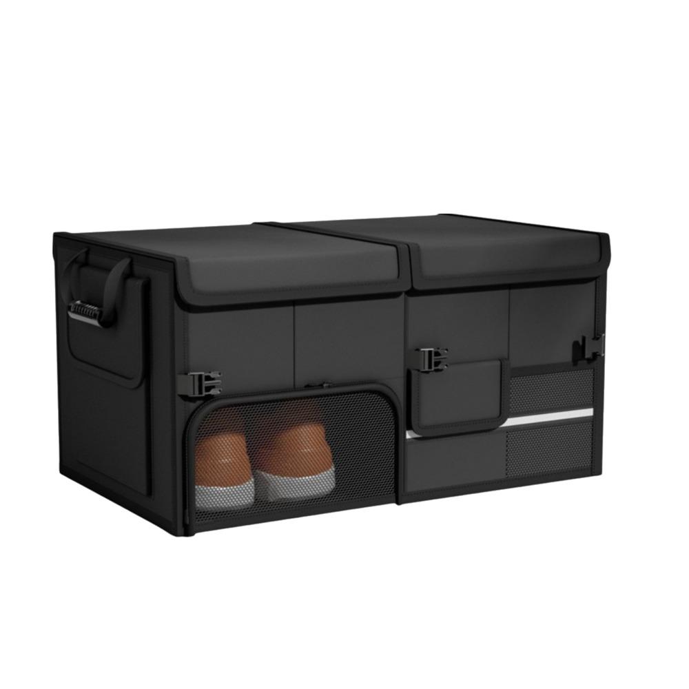 60L Trunk Storage Box Large Capacity Car Trunk Organizer Camping Car Storage Box  Camping