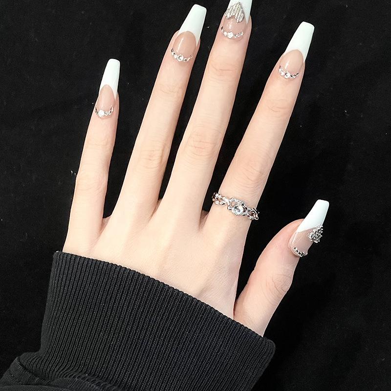 Moonstone Niche Design French Irregular Opal Ring Female Gemstone High-End Cold Wind Open Ring