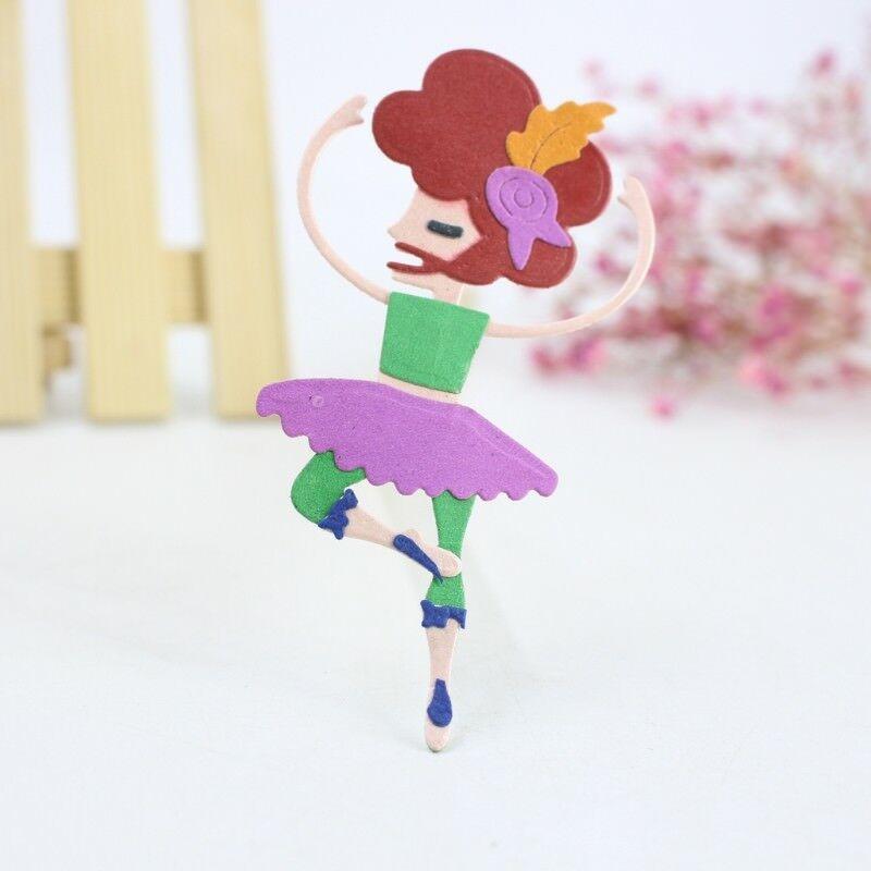 Dancing Lady Cutting Dies Metal Stencil DIY Scrapbooking Album Hartie Card Embsing Craft Die Cut Dancer
