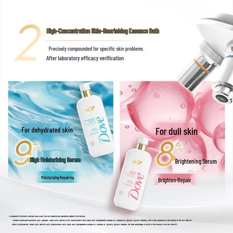 Dove Brightening & Hydrating Body Wash Set