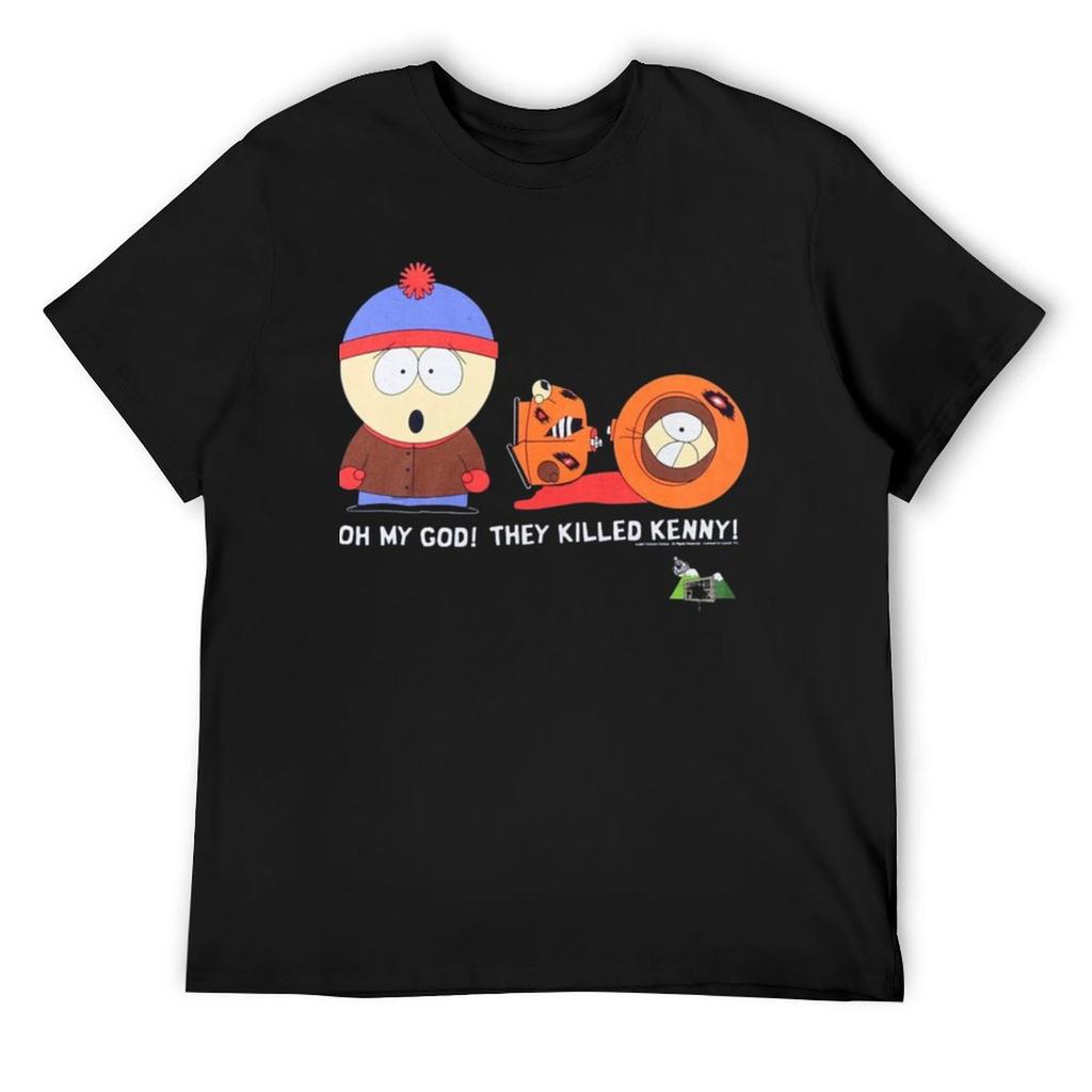 Cartone Oh Mio Dio Hanno Ucciso Kenny T-shirt a Maniche Corte Uomo Donna Grafica Vintage T-shirt Y2k T-shirt Top Abbigliamento