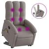 VidaXL Reclining Massage Armchair, Relaxation Chair with Adjustable Backrest and Footrest, Salon Seat, Modern, 3204112