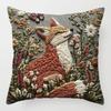 Elephant Print Cushion Cover Vintage Decorative Pillowcase Animal Print Cushion Case  Home Decor