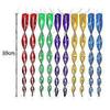 Windproof Bird Repellents - 10 Pcs Laser Spiral Rotating Bird Repellents In 5 Colors (30cm)