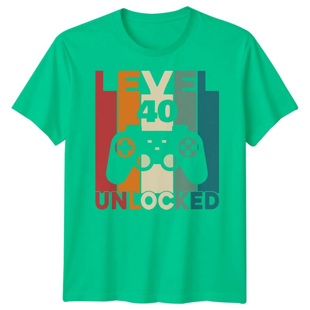 Level 40 Unlocked Gaming Birthday Unisexs Tshirt Unisexs Tee Graphic Unisex Tee S