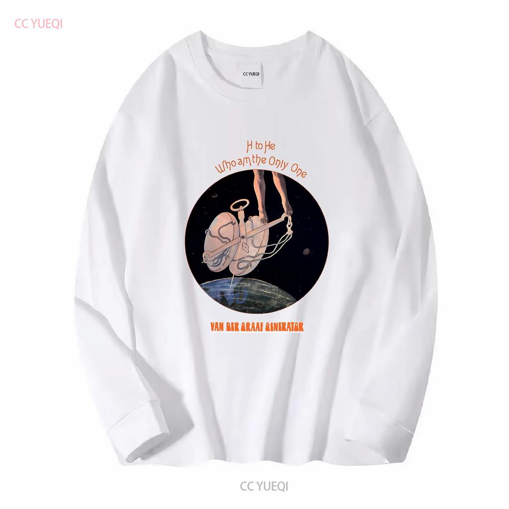 Van der Graaf Generator H to He Who Am the Only One Klasické tričko s dlouhým nebo krátkým rukávem vintage prané unisex mírně