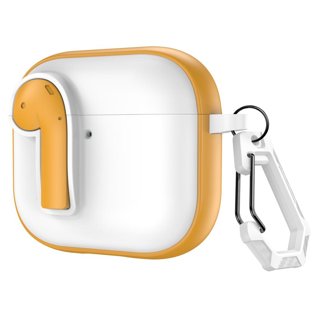 Applicable Apple AirPods 1 protective case with lock switch creative headset Bluetooth case Pro1 soft anti-drop case