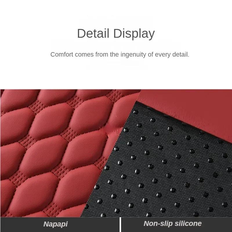 Car Armrest Mat Center Console Memory Foam Vehicle Arm Rest Box Pads PU Leather Arm Rest Protection Cushion Storage Pocket