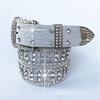 Bling Rhinestone Belt Studded Rhinestone Belt for Jeans Fashion Cowgirl Western Jeans Belt Rhinestone Waistband Belt