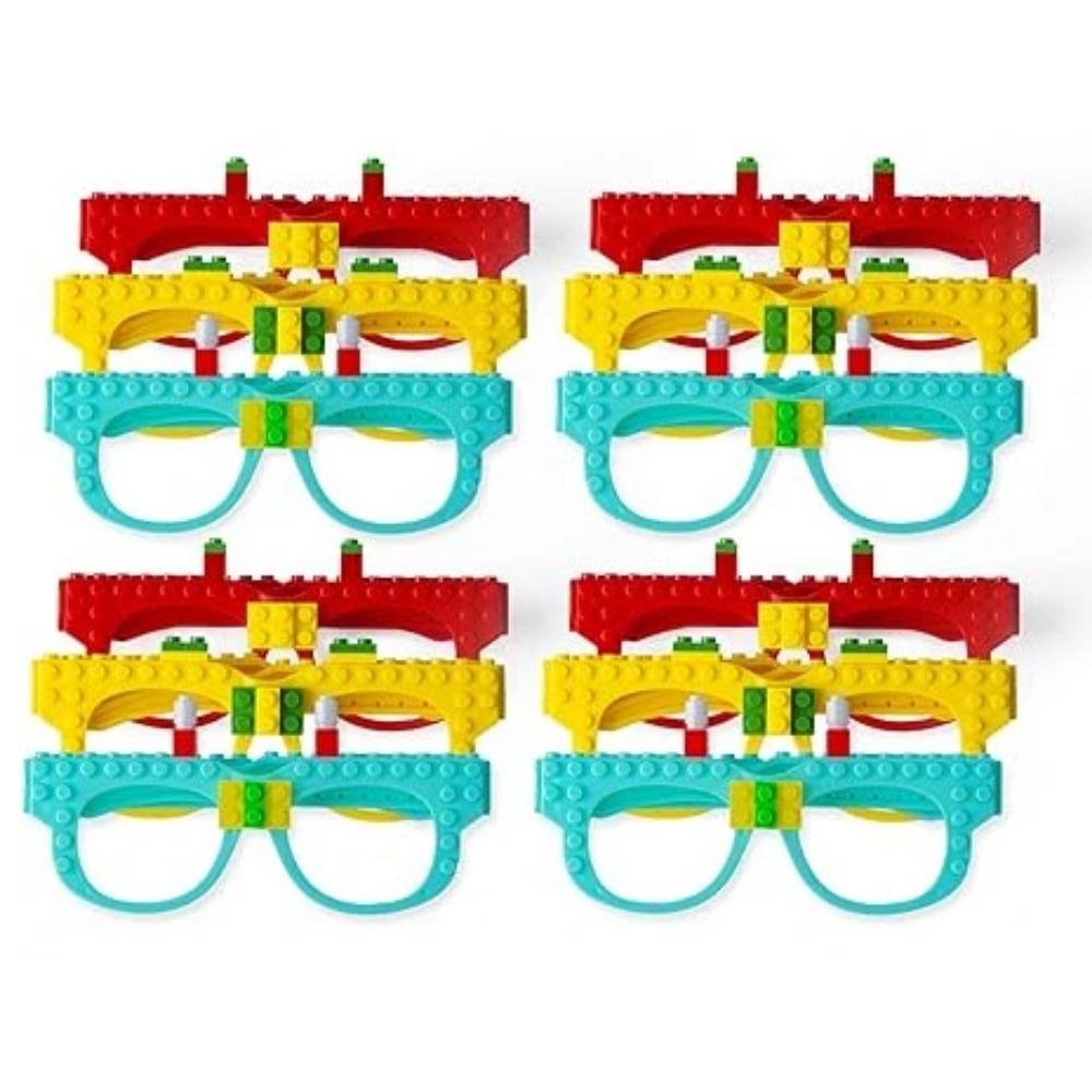 DIY Bausteine Brillen Bausteine Spiele für Kinder Kreative Bausteine Geburtstagsgeschenke, Karnevalsparty Spiele