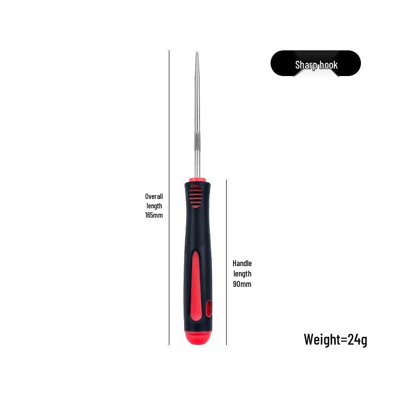 4-Piece Oil Seal Hook Set for Auto Repair - O-Ring Puller & Remover Tools