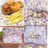 100pcs Halloween Wax Paper Sheet, Food Picnic Printed with Ghost, Spider, Pumpkin and Spiderweb, Greaseproof, Waterproof Dry Hamburger Liners