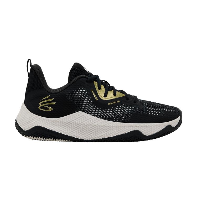 Curry Brand Curry HOVR Splash 3 'Black Metallic Gold' 44.5 gray