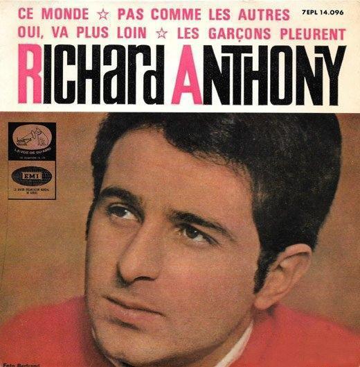 

7-дюймовая пластинка RICHARD ANTHONY Ce Monde Pas Come Les Autres Ou 7EPL14096 La Voz De Su Am 1964 UK Rock Б/у