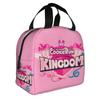 Cartoon Cookie Run Kingdom Game  Insulated Lunch Bags for School Office Anime  Waterproof Cooler Thermal Lunch Box Women Men