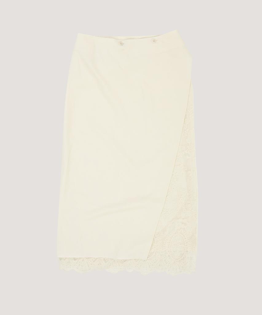 Beleuso Bicolor Wrap Skirt
