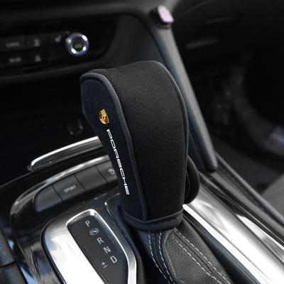 Koženková krytka řadicí páky auta Obal na ochranu řadičky Autopříslušenství Pro Porsche 911 718 Taycan Panamera Cayenne Macan Cayman