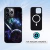 Space Galaxy Universe Phone Case For iPhone17,16,15,14,13,12,Pro,Max,Magnetic For Magsafe Wireless Charging