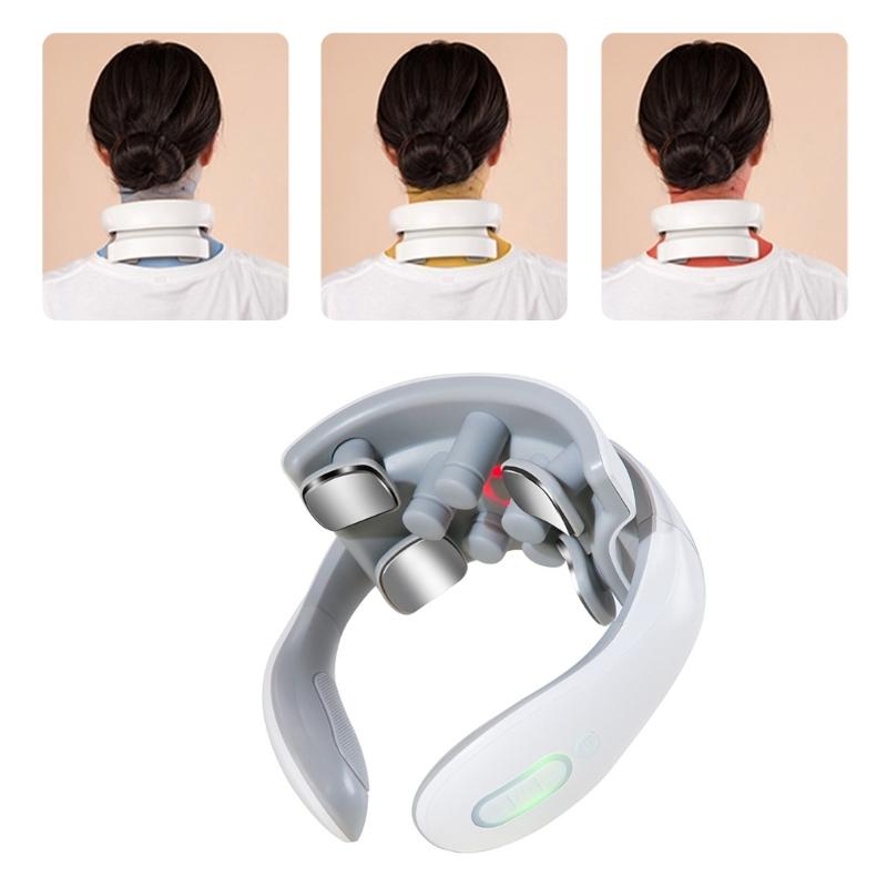 Neck Massagers for Pains Relief Deep Tissue,Electric Portable Neck Massagers with Heat for Women Men Gift