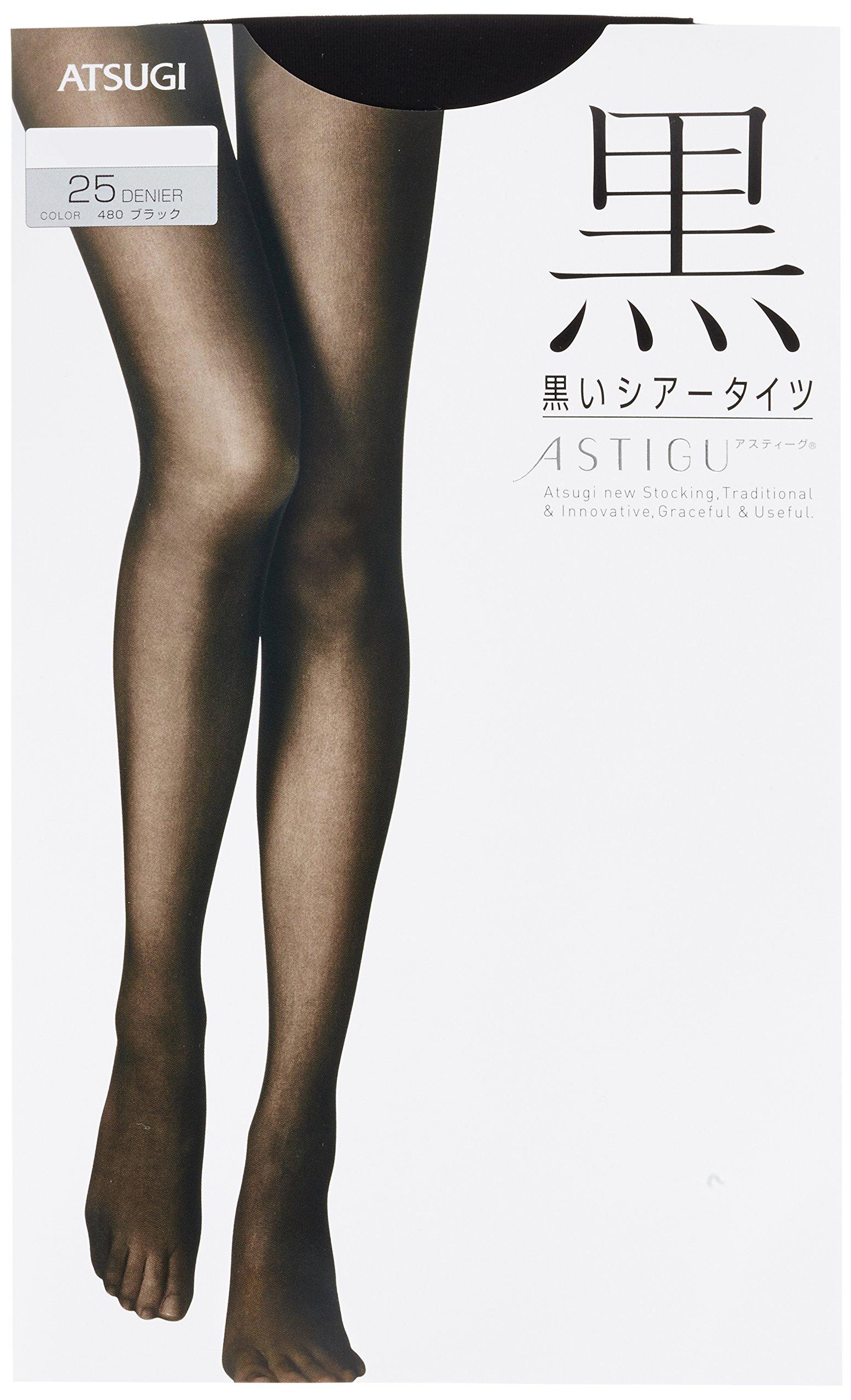 

ASTIGU Чулки 25 Ден Прозрачные Колготки FP6290 Черный [Atsugi] [Черный] (Набор 3) Женщины МЛ чёрный