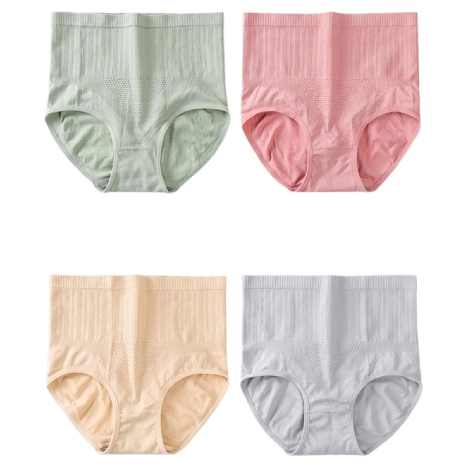 

4 Pack Women s Shapewear Shorts High Waist Tummy Control Seamless Body Shaper Butt Lifter Breathable Fabric Green Pink Beige Gray S