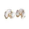 Niche Flower Design Earrings Women's Vintage Minimalist Senior Sense Unique Elegant Everyday Ear Jewelry