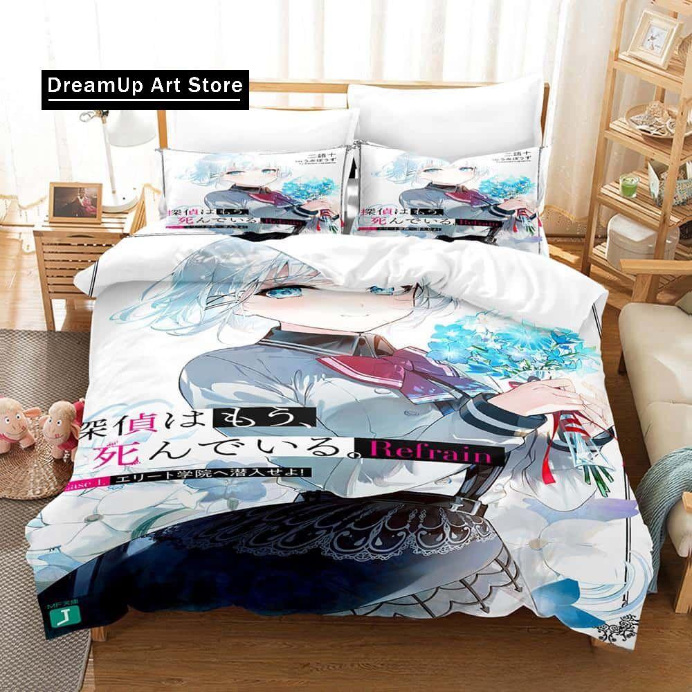 New Anime The Detective Is Already Dead Bedding Set Single Twin Full Queen King Size Bed Set Adult Kid Bedroom Duvet Cover Sets