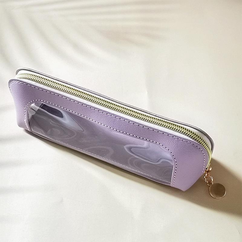 Large Capacity Transparent Makeup Brush and Pencil Storage Bag