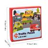 Number Blocks 6-in-1 Children's Puzzle Transportation Puzzle
