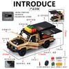 1:32 Toyota Land Cruiser LC79 Single Cab Off Road Pickup Truck Alloy Car Model Diecast Metal Toy Vehicle Car Model Collectibles