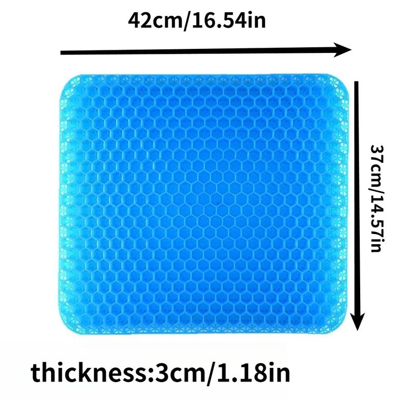 Summer Gel Seat Cushion Breathable Honeycomb Cooling Pad for Car Seat Office Chair Home Stool Soft Ice Cushion Butt Cooling Mat