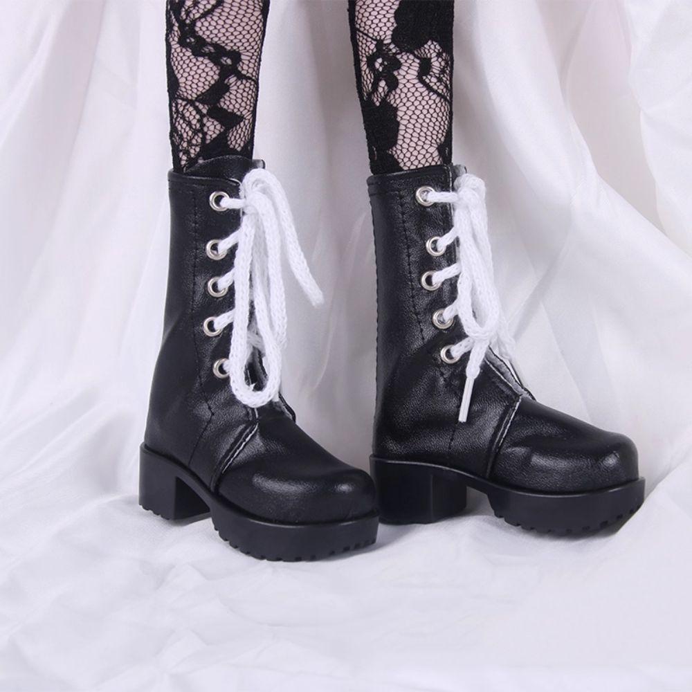 Retro Brown Doll Boots Casual Wearing Doll Long Boots Fashion 60cm Doll Shoes  DIY Toy