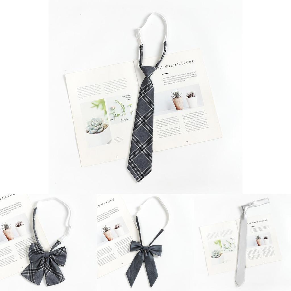 Childrens Lattice Pattern Necktie With Striped Polyester For Casual School Wear